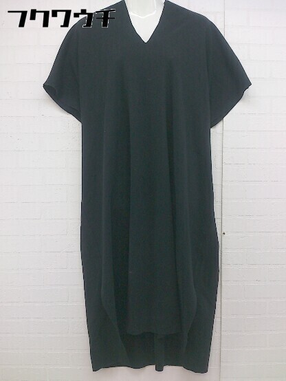 ◇ KBF アーバンリサーチ フレンチスリーブ ロング ワンピース サイズONE ブラック レディース_画像1