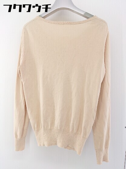 ◇ ◎ SHIPS シップス 長袖 ニット カーディガン ベージュ系 レディース_画像3