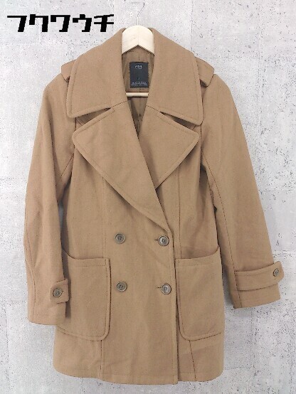 ■ AZUL by moussy アズール バイ マウジー ダブル コート サイズS ブラウン レディース_画像1