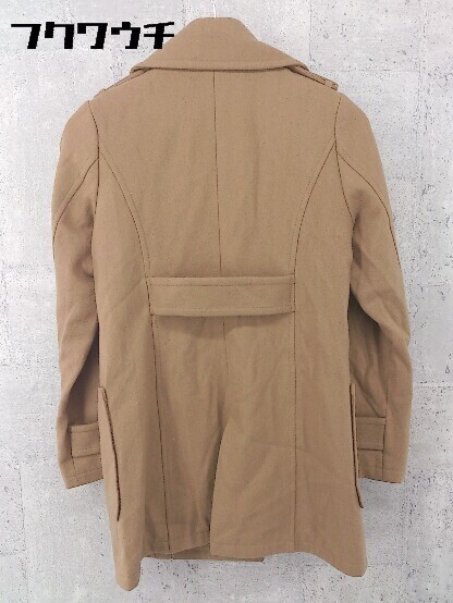 ■ AZUL by moussy アズール バイ マウジー ダブル コート サイズS ブラウン レディース_画像3