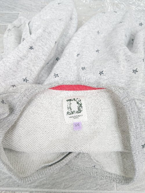 ◇ URBAN RESEARCH キッズ 子供服 長袖 スウェット カーディガン サイズ120 グレー系 レディース メンズ P_画像3