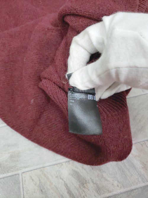 * ⊇ UNIQLO Uniqlo длинный рукав вязаный свитер размер S балка gun ti серия мужской P