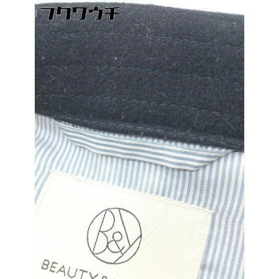 ■ BEAUTY & YOUTH ビューティアンドユース UNITED ARROWS 長袖 コート サイズS ブラック メンズ_画像5