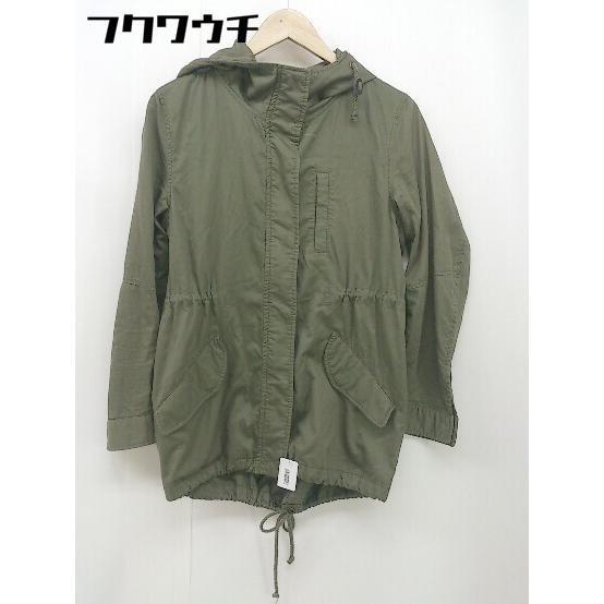 * NATURAL BEAUTY BASIC Natural Beauty Basic Zip выше длинный рукав Parker размер S хаки женский 