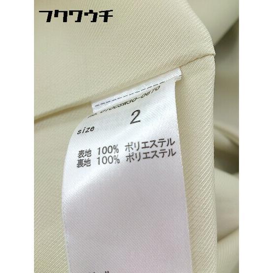 ■ ◎ MOUSSY マウジー 長袖 トレンチ コート サイズ2 ライトベージュ レディース_画像7