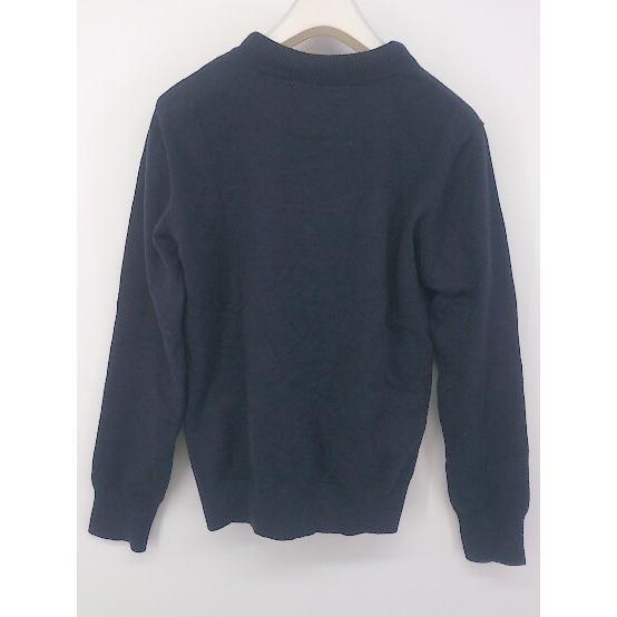 ◇ N. Natural Beauty Basic スカーフネック 長袖 ニット プルオーバー サイズM ネイビー レディース P_画像2