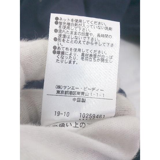 ◇ N. Natural Beauty Basic スカーフネック 長袖 ニット プルオーバー サイズM ネイビー レディース P_画像4