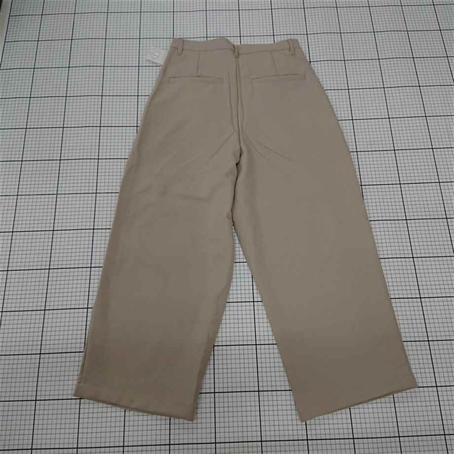 * Θ не использовался RODEO CROWNS Rodeo Crowns tuck ввод широкий брюки размер M бежевый женский E