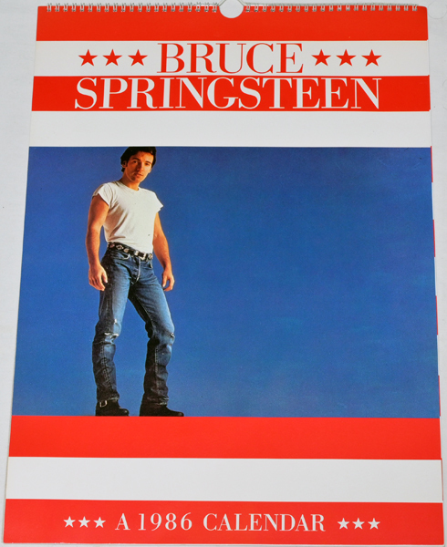 BRUCE SPRINGSTEEN 1986 CALENDAR 1986 год версия блюз * springs s чай n календарь стандартный товар не использовался BRUCE SPRINGSTEEN 1986 CALENDAR 1986 год версия блюз * springs s чай n календарь стандартный товар не использовался