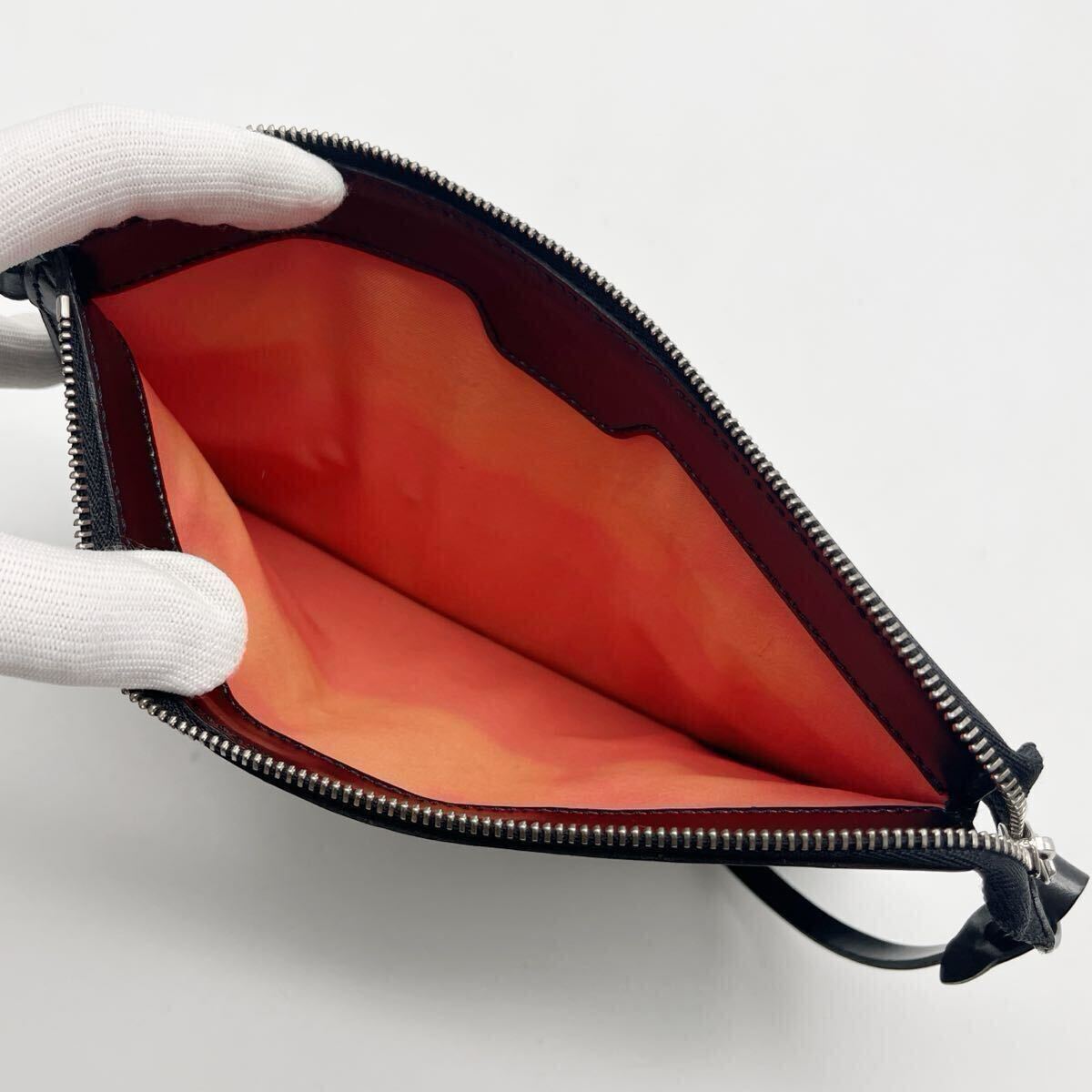 LOUIS VUITTON ルイ ヴィトン エピ ストレッチ デルモニコ アクセソワール アクセサリーポーチ レザー ノワール 黒 ブラック M54602 _画像4