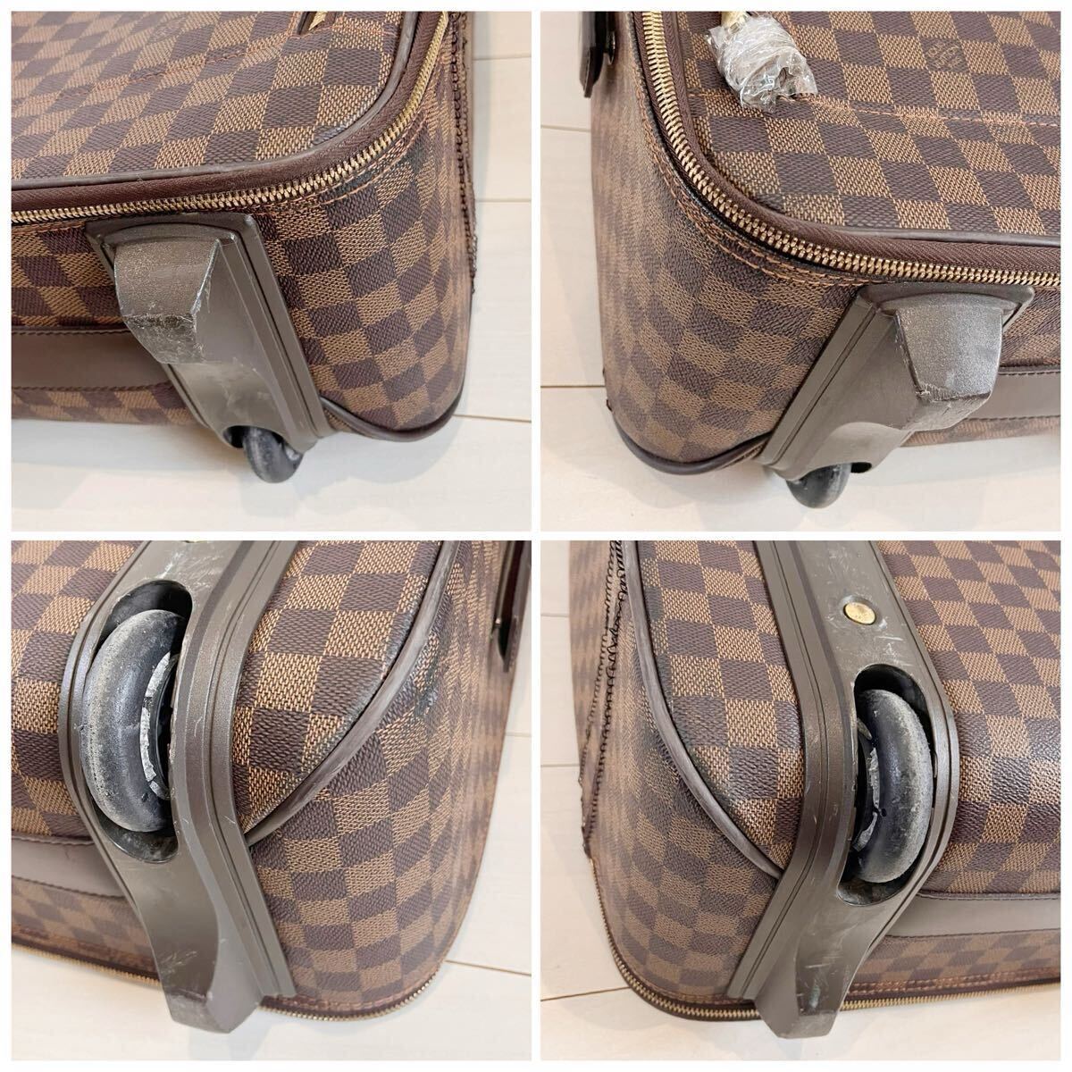 LOUIS VUITTON ルイヴィトン ダミエ エベヌ ペガス55キャリーバッグ スーツケース　旅行　トラベル　N23294 SP0083_画像4