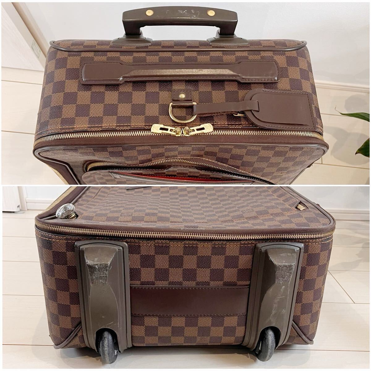 LOUIS VUITTON ルイヴィトン ダミエ エベヌ ペガス55キャリーバッグ スーツケース　旅行　トラベル　N23294 SP0083_画像5