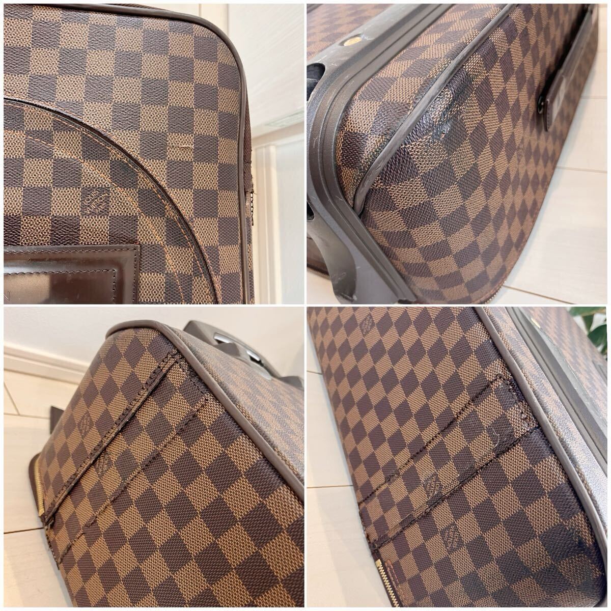 LOUIS VUITTON ルイヴィトン ダミエ エベヌ ペガス55キャリーバッグ スーツケース　旅行　トラベル　N23294 SP0083_画像9