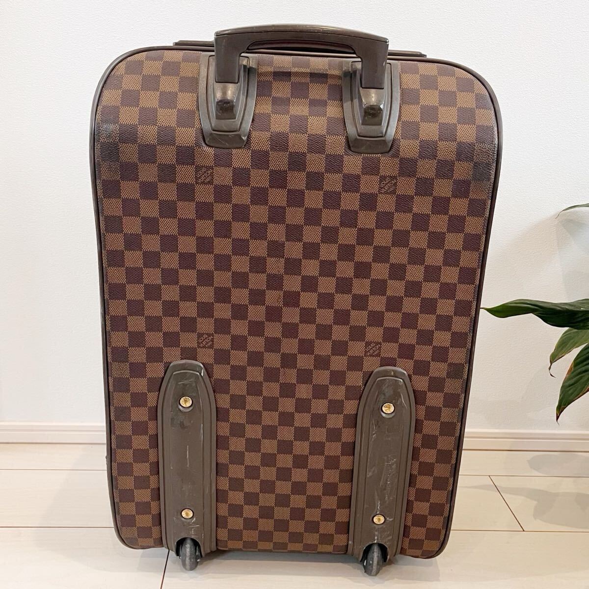 LOUIS VUITTON ルイヴィトン ダミエ エベヌ ペガス55キャリーバッグ スーツケース　旅行　トラベル　N23294 SP0083_画像10