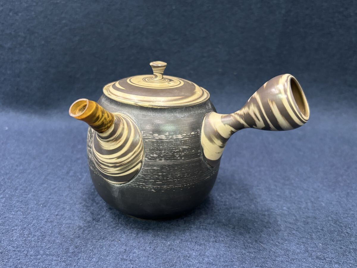 r7111106 常滑焼 吉田信義 急須 横手急須_画像3