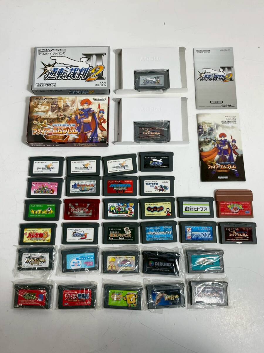 a301【ジャンク】ゲームボーイアドバンス ゲームソフト カセット 32点まとめ GAME BOY ADVANCE リズム天国スーパーマリオアドバンス_画像1