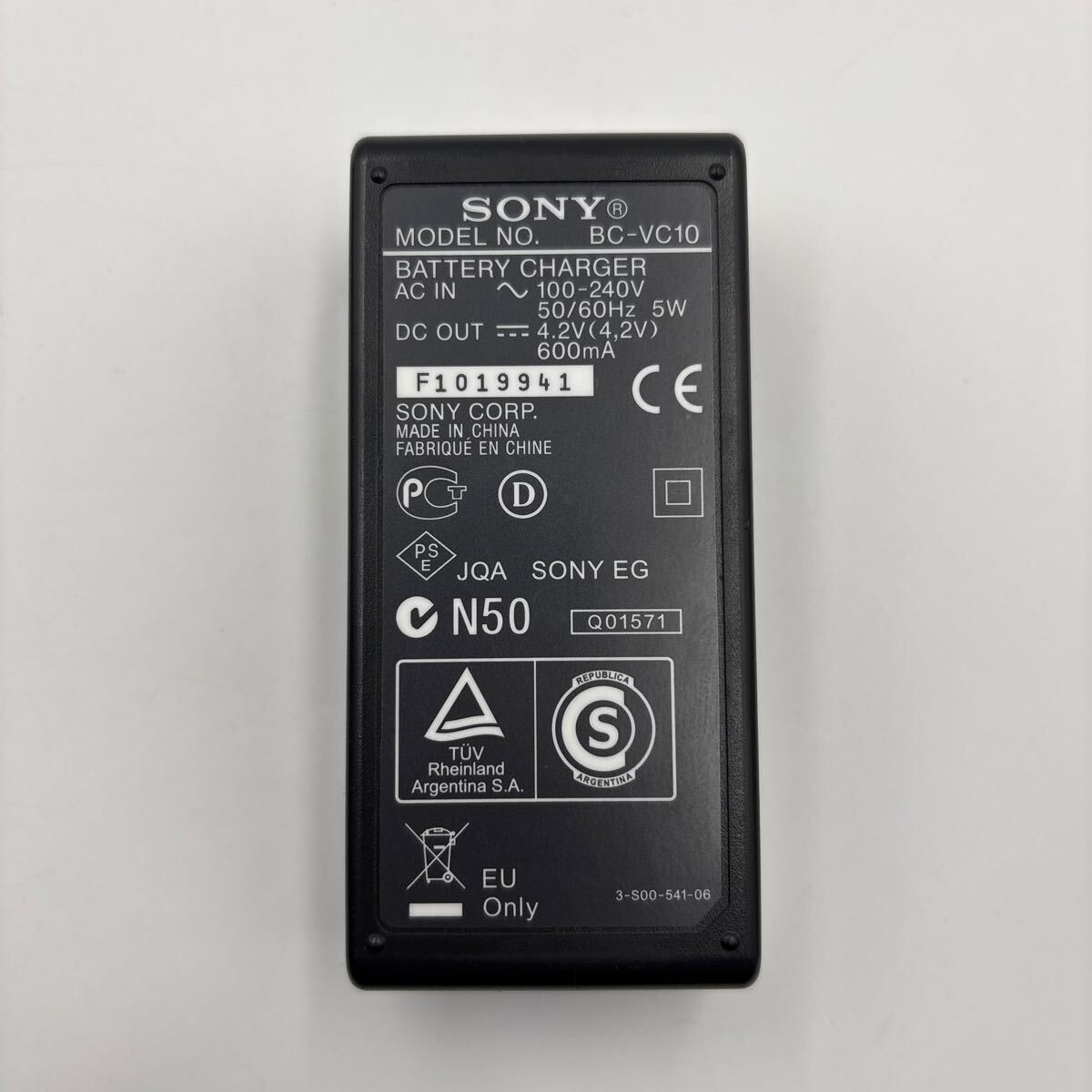 SONY ソニー BC-VC10 バッテリー チャージャー 純正 充電器 E636_画像2