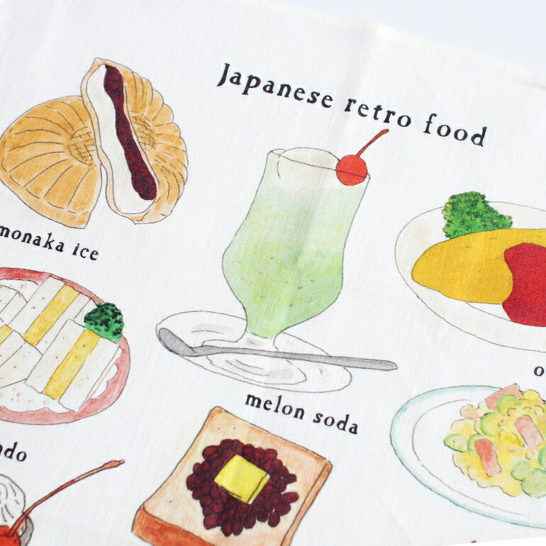 カレンダー 2026 クロス ファブリック 壁掛け リネン fog フォグ リネンカレンダー イザベル・ボワノ 日本のレトロフード_画像3