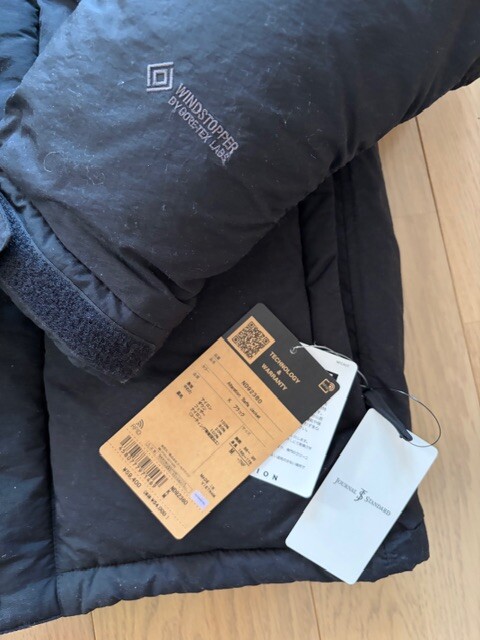 ジャーナルスタンダード☆the north face　　Alteration Baffs Jacket ダウンジャケット　黒　Mサイズ　_画像9