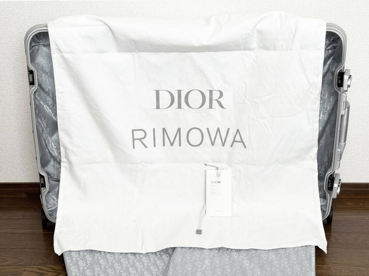 DIOR RIMOWA ORIGINAL CABIN ディオール リモワ オリジナル キャビン 4輪 33L スーツケース/クラシックフライト トランク_画像8