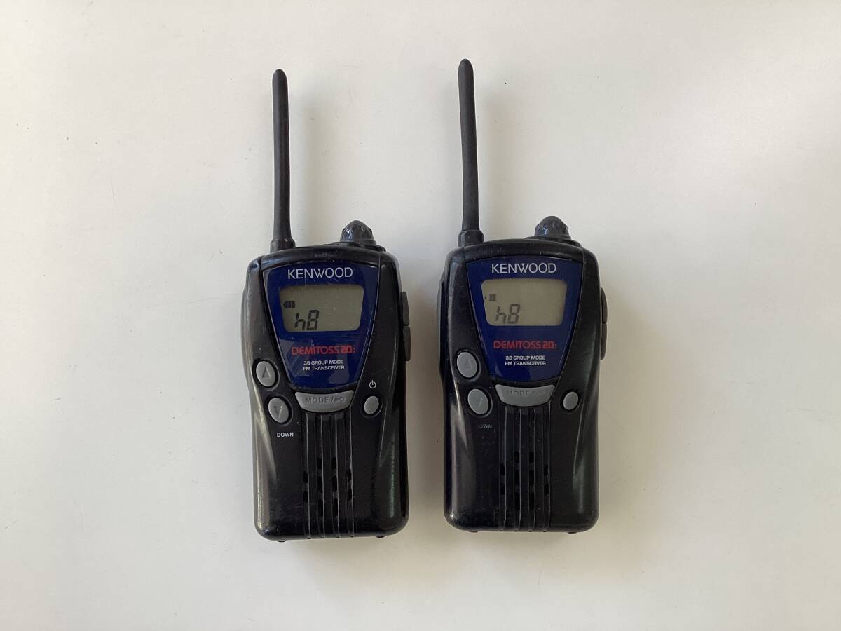 ケンウッド 特定小電力トランシーバーUBZ-LK20 中古品2台_画像1