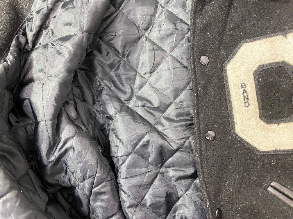 古着 balfour 袖切り替え スタジャン スタジアムジャンパー ブルゾン サイズ：XS カラー：レッド/ブラック_画像7