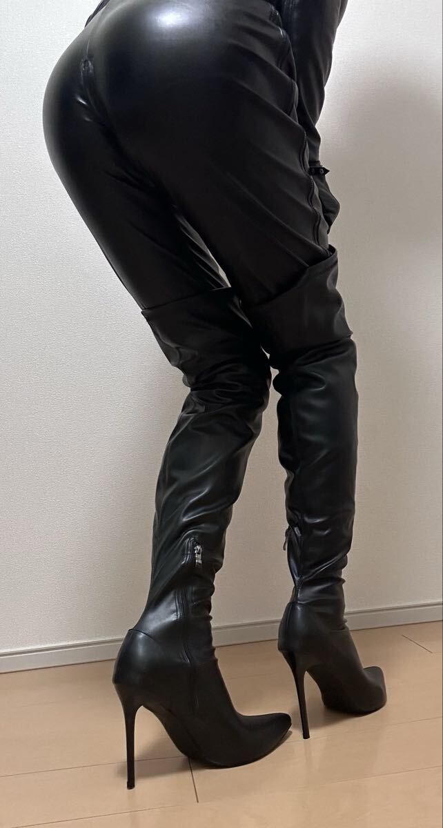 re жа цай высокий ботинки ботфорты высокий каблук булавка каблук костюмированная игра bo винтаж 26cm futoshi .. длина 