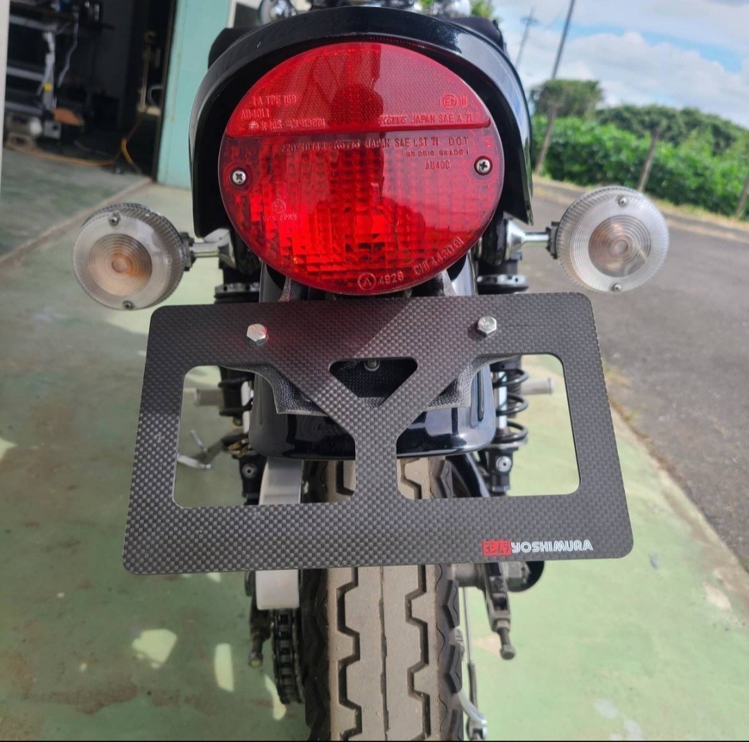 Z1Z2 ナンバーブラケット 角度付き 検索用 当時物 BEET 新基準 D1 A4 LTD UAS Z750 RS_画像4