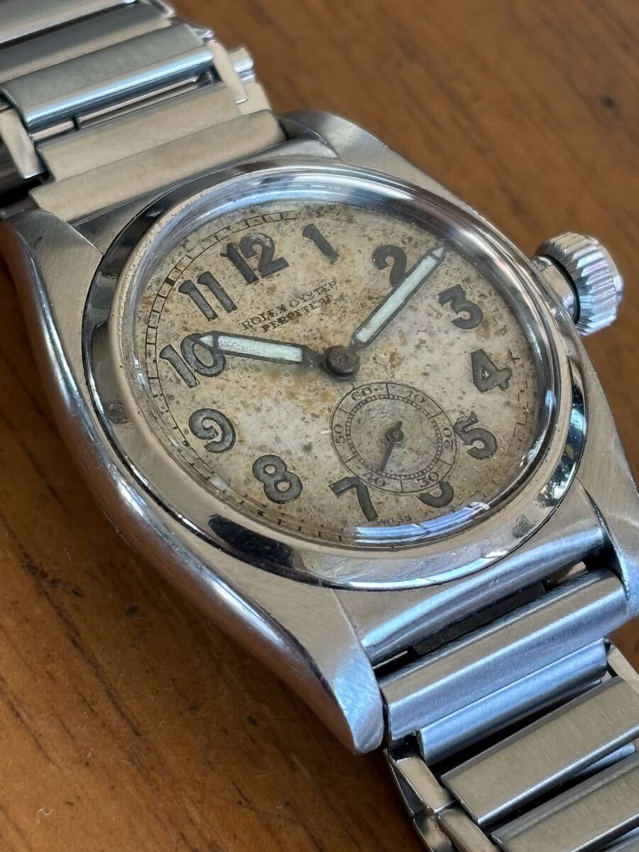 ロレックス バブルバック ref.2764 アンティーク ビンテージ スモールセコンド 稼働品_画像2