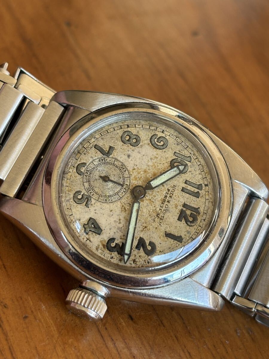 ロレックス バブルバック ref.2764 アンティーク ビンテージ スモールセコンド 稼働品_画像3