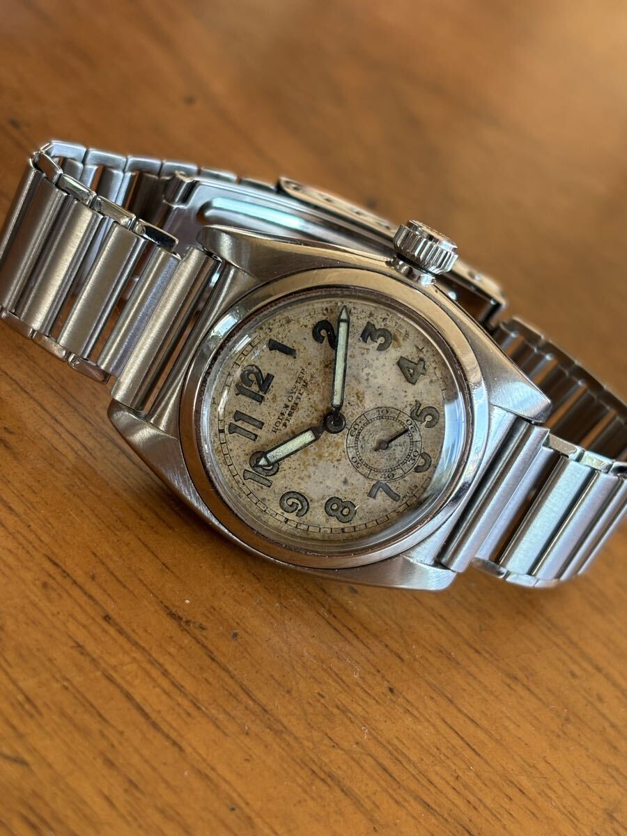 ロレックス バブルバック ref.2764 アンティーク ビンテージ スモールセコンド 稼働品_画像4