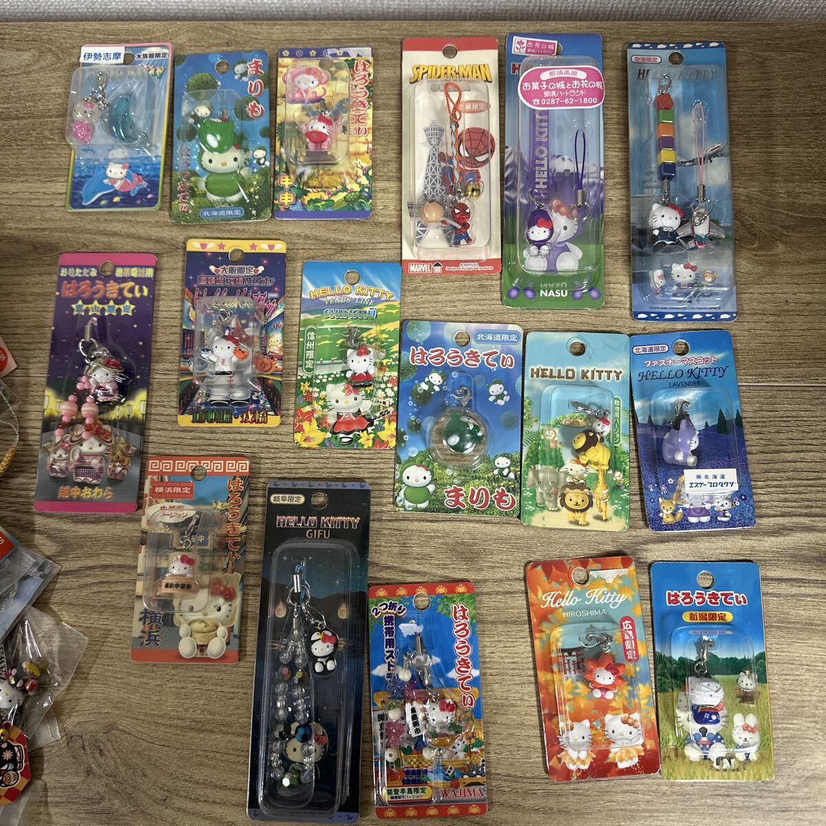 Hello Kitty . данный земля Kitty netsuke ремешок комплект Aichi, Iga, Hokkaido, Osaka, Fukui, море . павильон, красный Fuji, птица перо аквариум др.