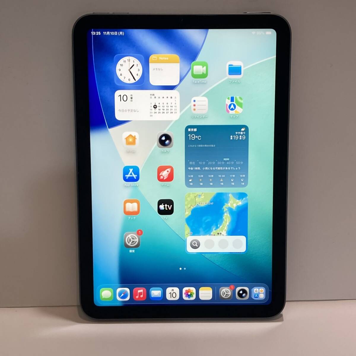 中古美品 iPad mini 6 256GB スペースグレイ Wi-Fiモデル MK7T3J/A　A2567　初期付属品 即決あり★即日発送可能★送料無料★GP4V_画像3