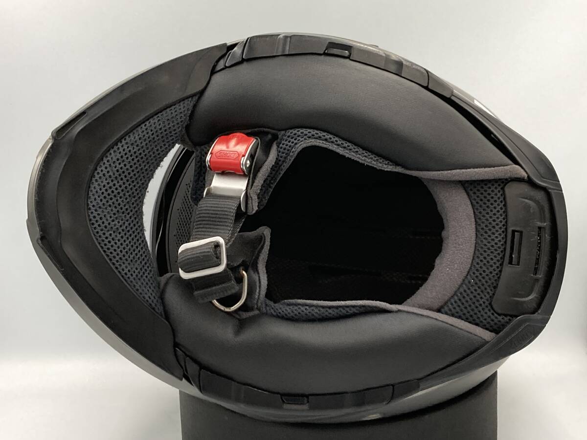 2019年製 SHOEI ショウエイ NEOTEC II NEOTEC2 ネオテック マットディープグレー システム ヘルメット Mサイズ 使用極小!! 程度良好!!_画像8