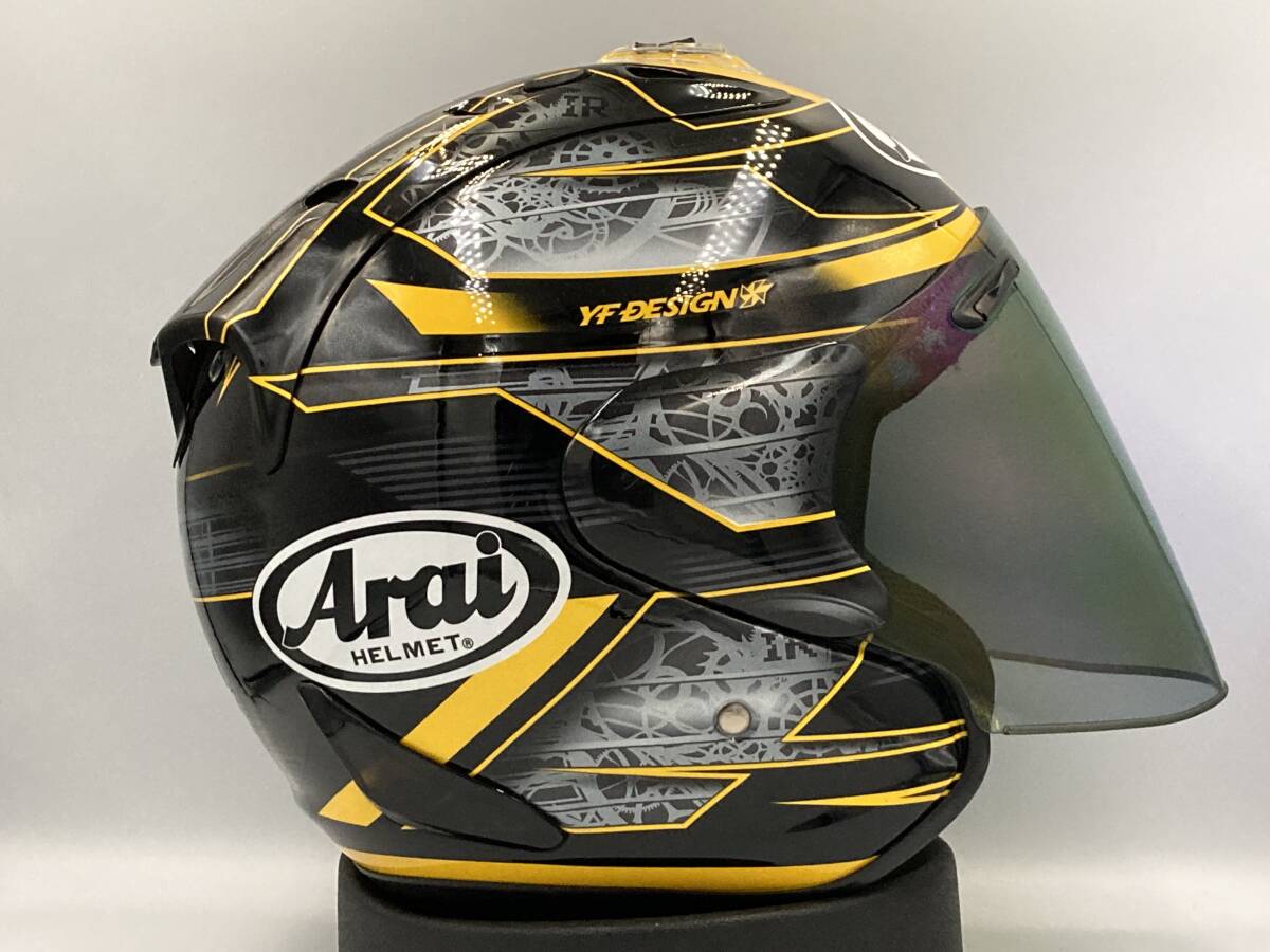 Arai ARAI SZ Ram4 SZ-Ram4 SZ Ram Ⅳ CHRONUS Cronos желтый шлем M размер прекрасный товар!!es Z la пятно m four 