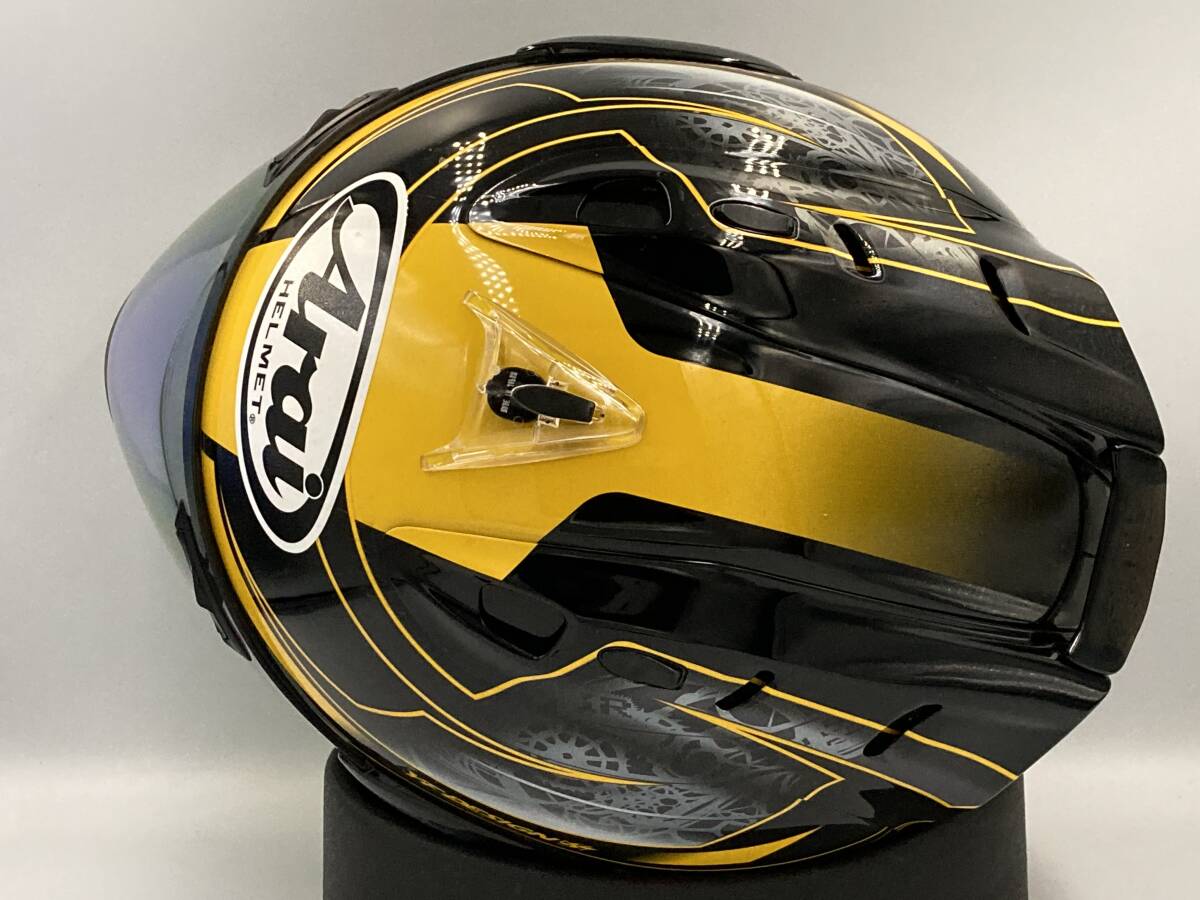 Arai ARAI SZ Ram4 SZ-Ram4 SZ Ram Ⅳ CHRONUS Cronos желтый шлем M размер прекрасный товар!!es Z la пятно m four 