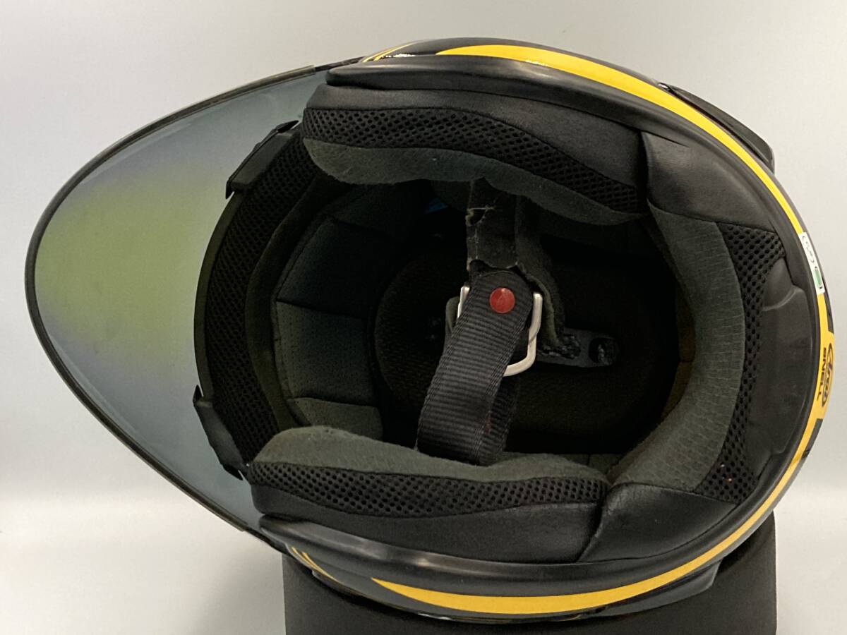 Arai ARAI SZ Ram4 SZ-Ram4 SZ Ram Ⅳ CHRONUS Cronos желтый шлем M размер прекрасный товар!!es Z la пятно m four 