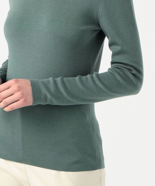 ◆トゥモローランドコレクション カシミヤシルクタートルネックプルオーバー 美品 定価39,600◆_画像1