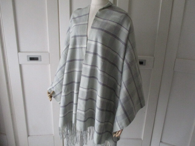 ◆DF Cashmere　カシミヤ１００％大判ロングストール　美品◆_画像2