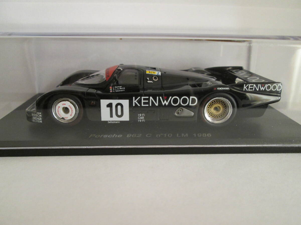 Spark 1/43 Porsche 962 C KENWOOD #10 LM 1986 высота . страна свет   Spark 1/43 Porsche 962 C KENWOOD #10 LM 1986 высота . страна свет