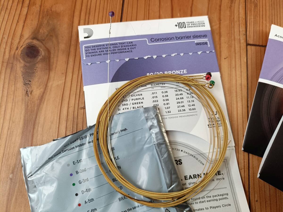 D'Addario EJ13 Custom Light Gauge акустическая гитара для струна 6 шт. входит .2 комплект +5шт.