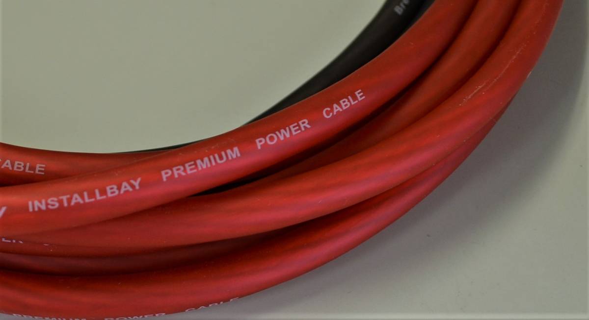 新品・4ゲージ・ワイヤリングキット・パワ-ケ-ブル&オ-ディオ取付配線フルセット・_画像2