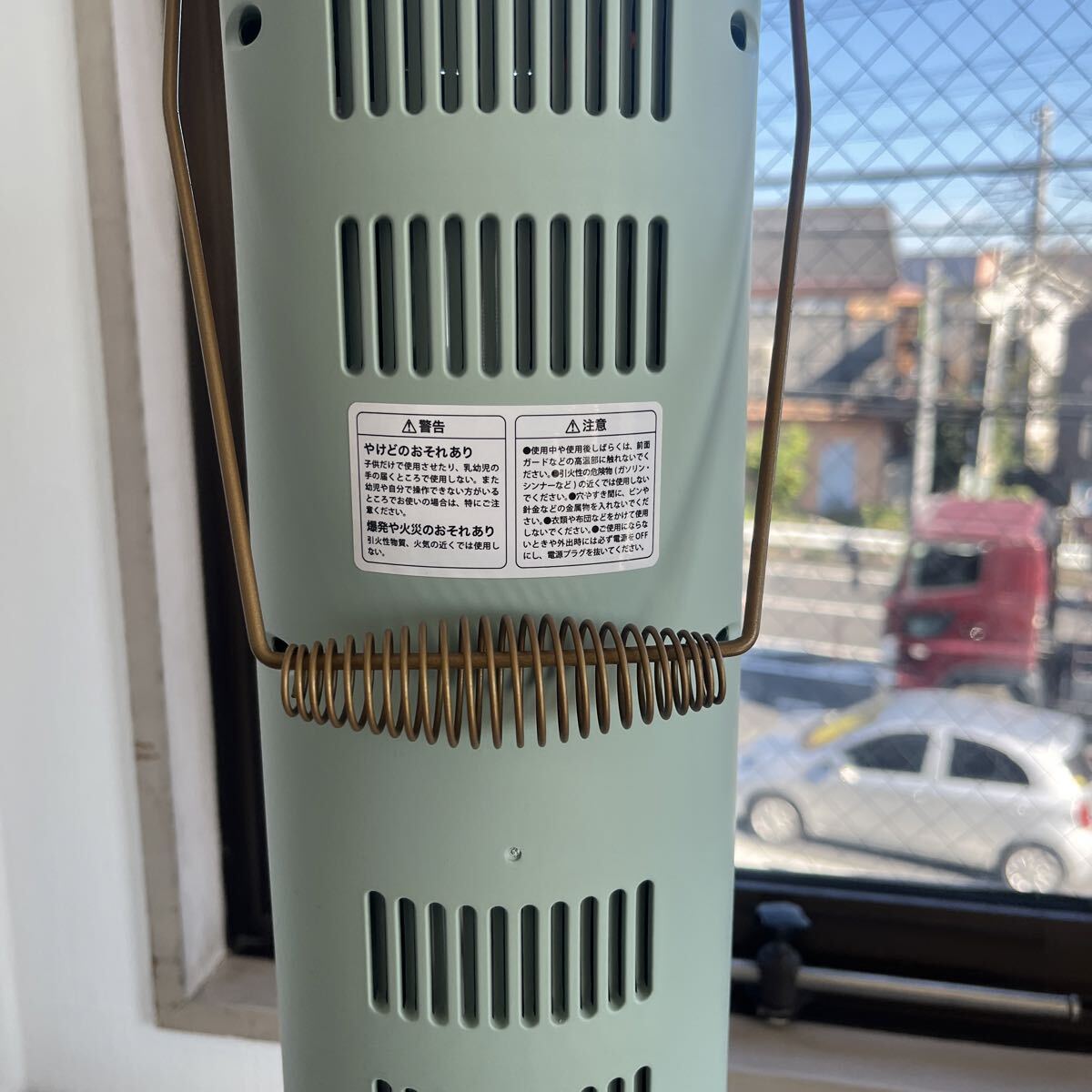 BRUNO ブルーノ カーボンヒーター 電気ヒーター タワー型 スリム 無段階調節 500W～1000W 首振り 強弱切替 静音 速暖 タイマー 訳あり_画像6