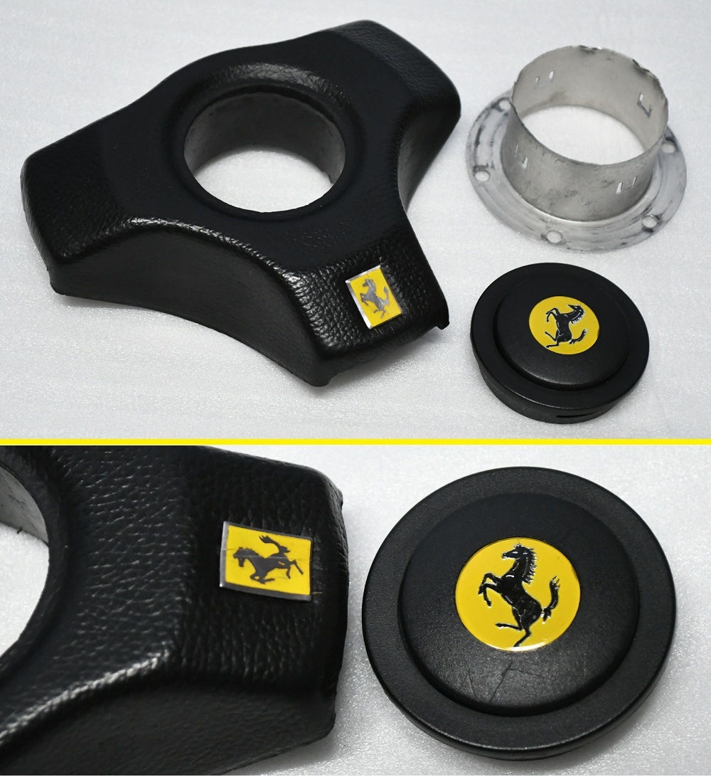 希少 personal パーソナル フェラーリ F1 ステアリング 355mm 検)NARDI/ナルディ/MOMO/モモ/イタルボランテ/126C2/312T2/ホーンボタン_画像4