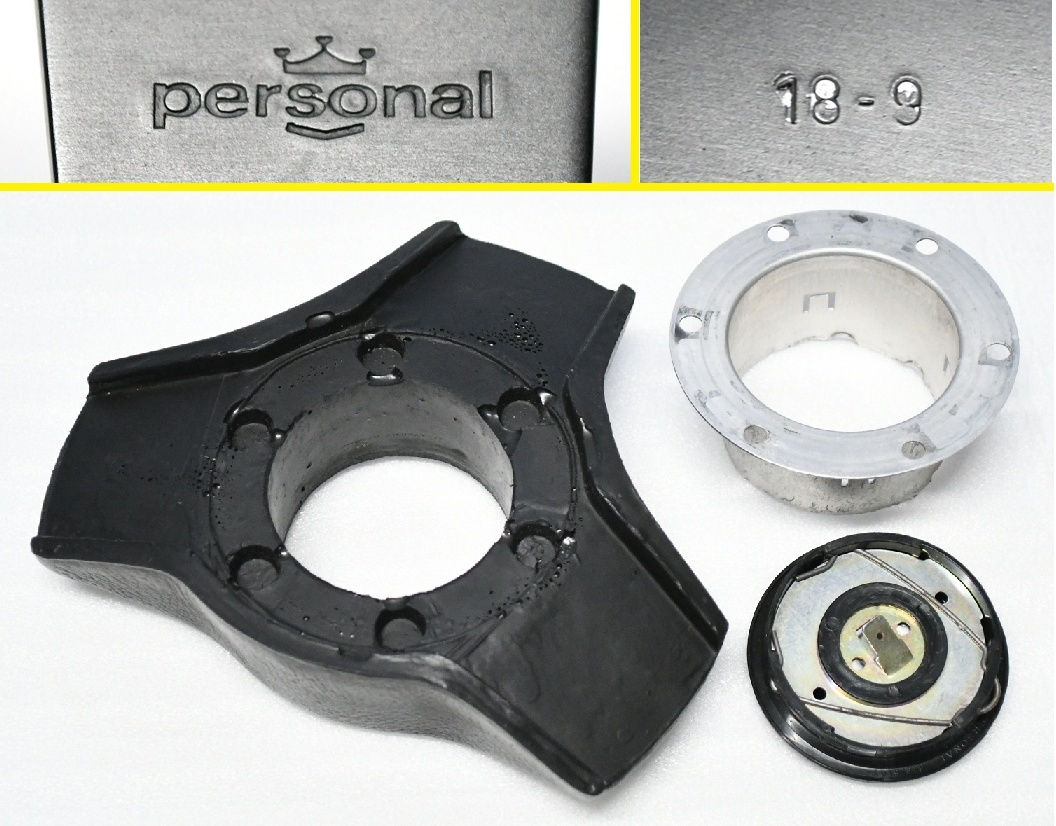 希少 personal パーソナル フェラーリ F1 ステアリング 355mm 検)NARDI/ナルディ/MOMO/モモ/イタルボランテ/126C2/312T2/ホーンボタン_画像10