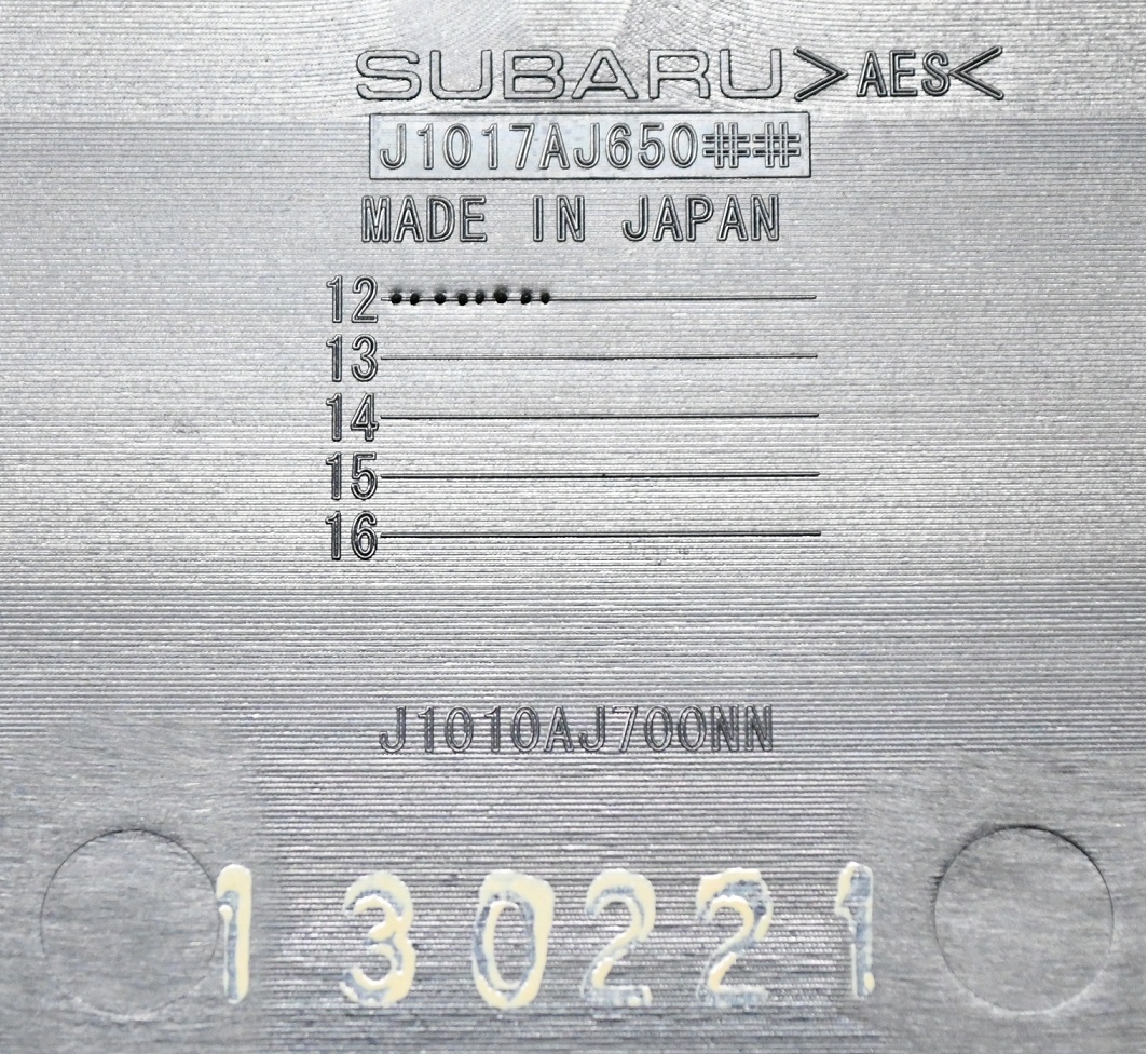 希少 BR BM レガシィ 後期 純正 オプション フロント スポーツ メッシュ グリル BM9/BMG/BR9/BRM_画像10