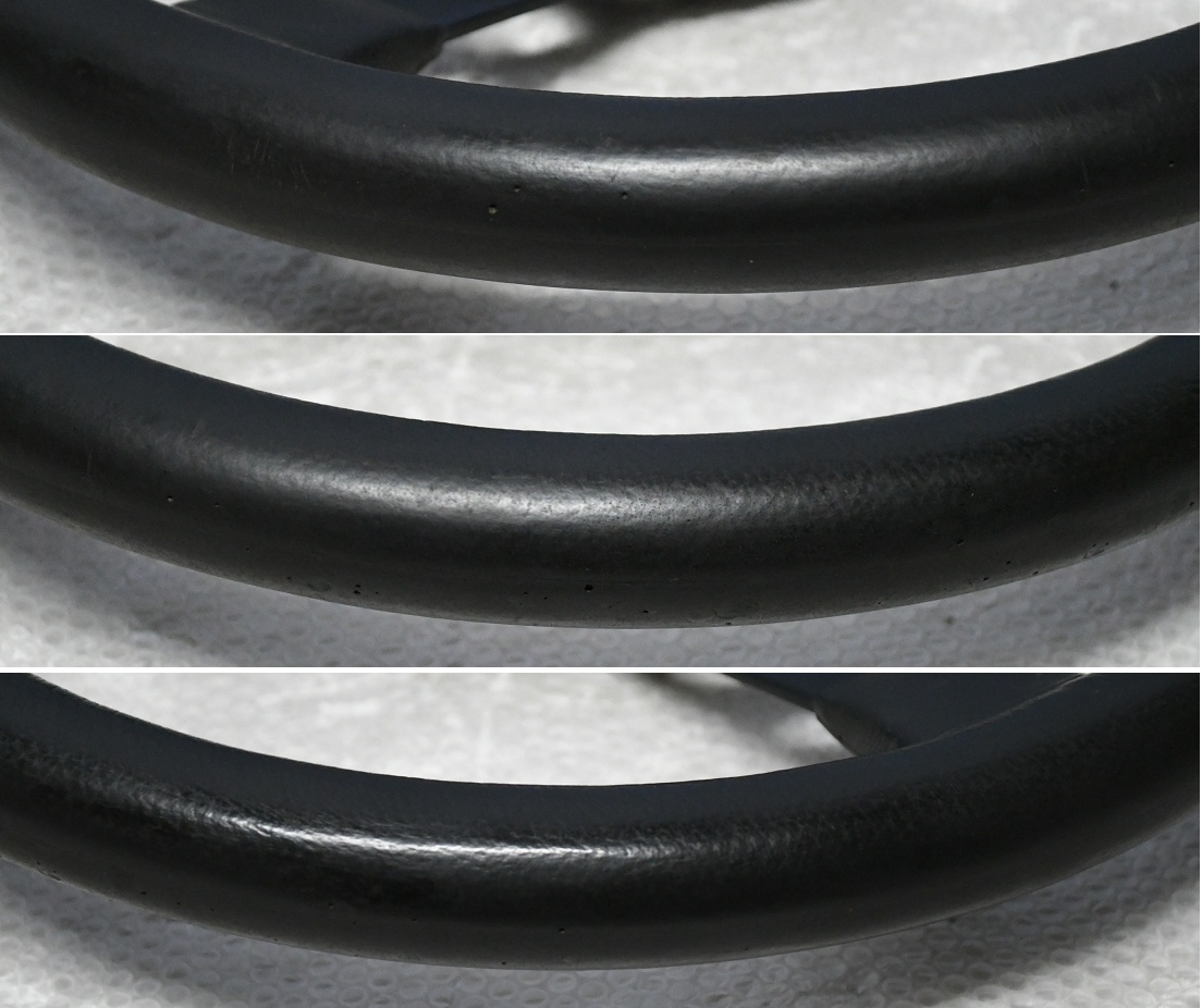 希少 EVA RIGEL ステアリング 350mm 当時物 旧車 シャコタン 35φ_画像6