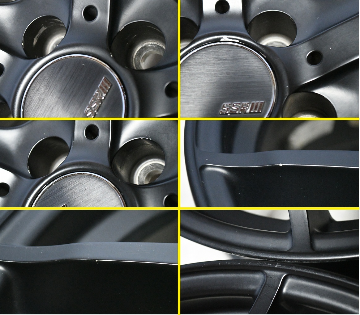 ① SSR GTV03 18 дюймовый 7.5J +48 PCD100 5H черный 2 шт 86 BRZ Legacy Impreza дрифт 