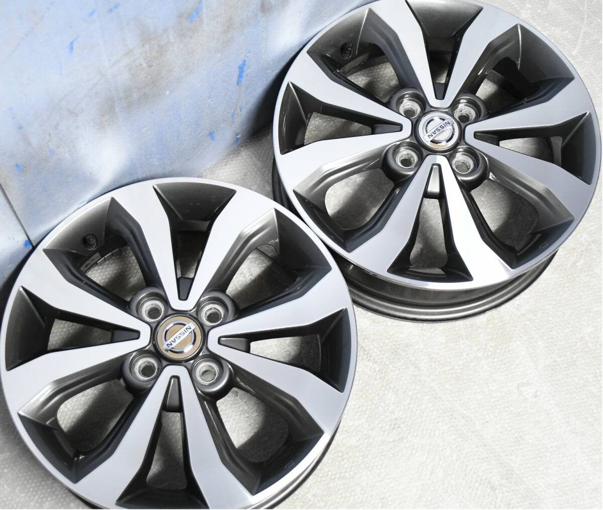 日産 デイズ ルークス ハイウェイスター 純正 15インチ 4.5J 4H-100 +46 4本 オッティ 三菱 EKワゴン EKスペース_画像4