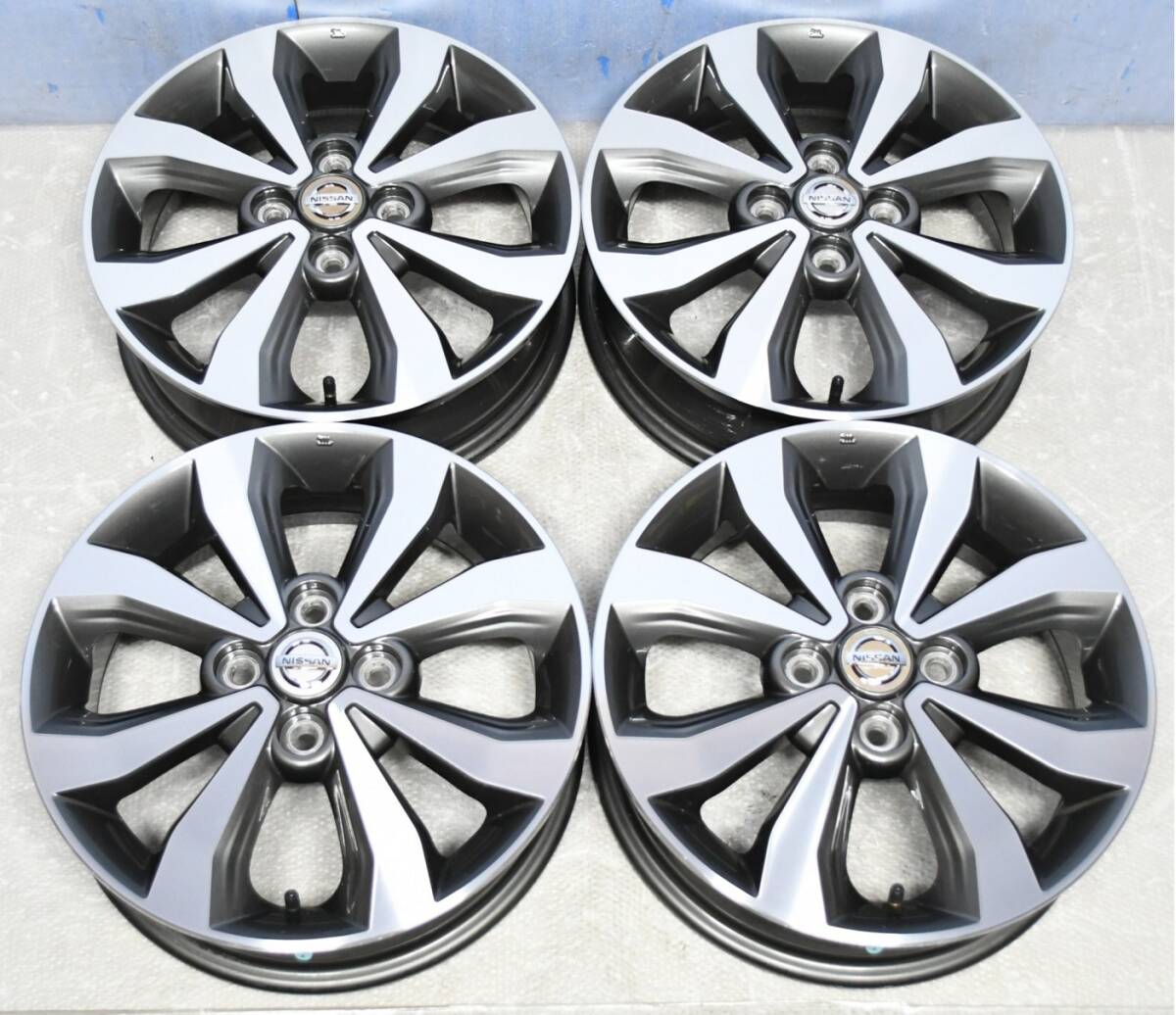 日産 デイズ ルークス ハイウェイスター 純正 15インチ 4.5J 4H-100 +46 4本 オッティ 三菱 EKワゴン EKスペース_画像1